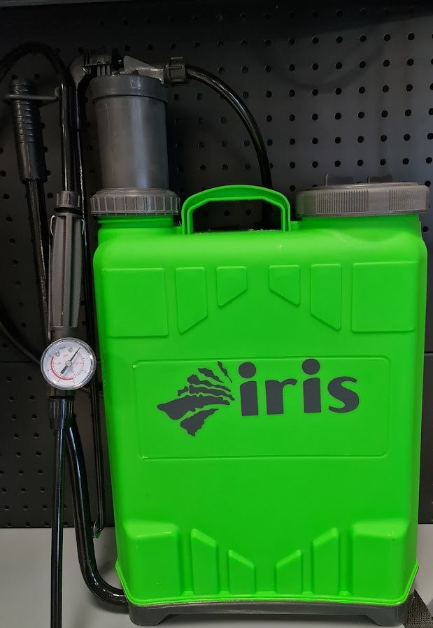 Pompa a zaino nebulizzatore a spalla 12 L in plastica - Iris Garden