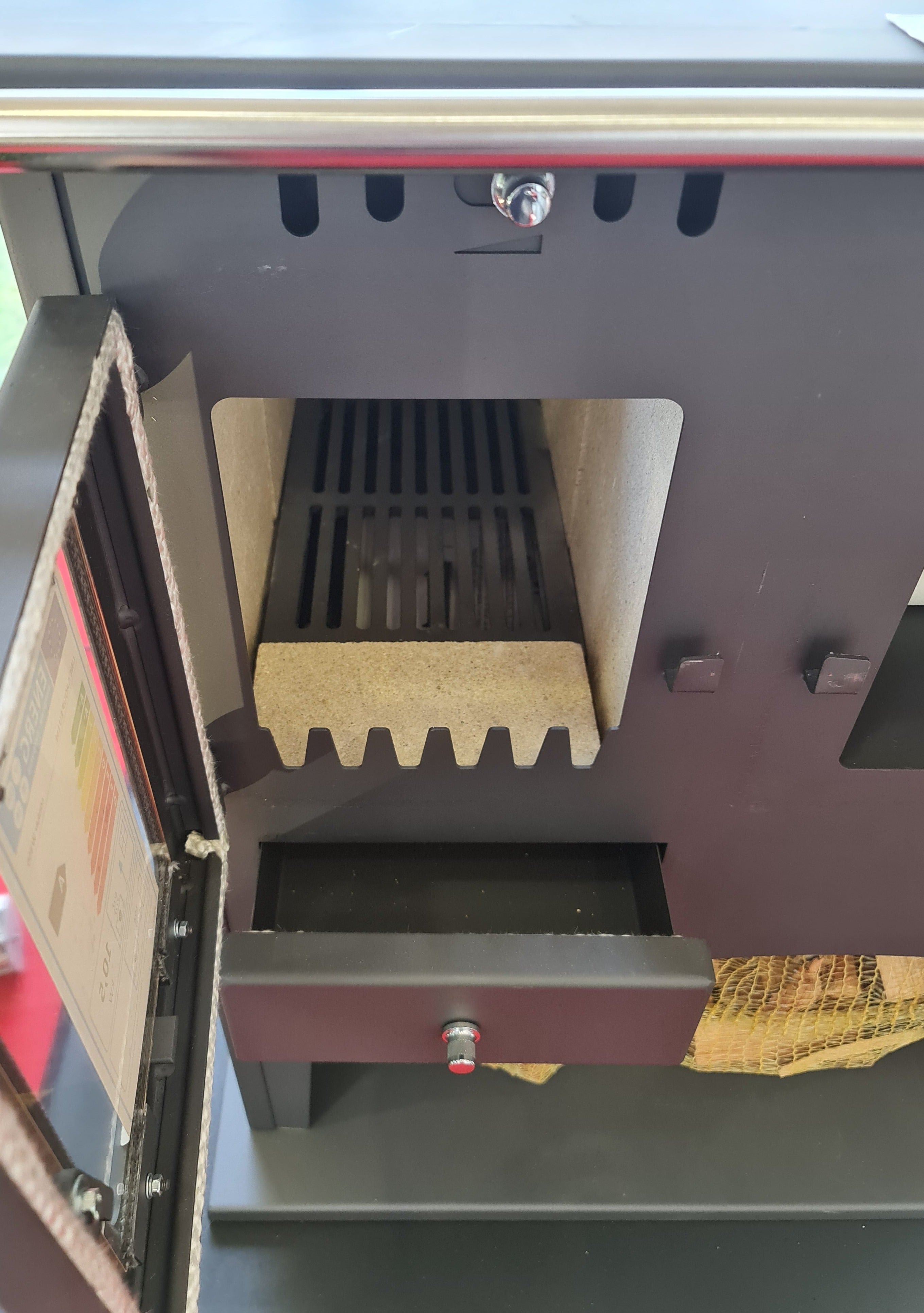 Cucina stufa a Legna con forno antracite 10.5 kw Folk