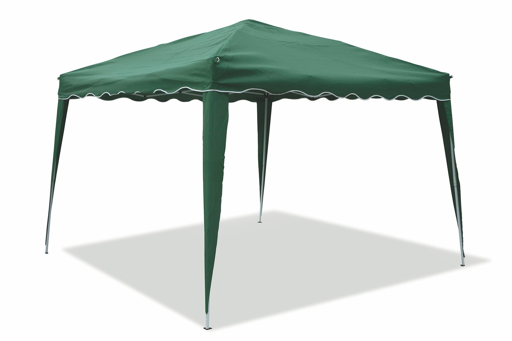 Gazebo estensibile chiudibile 3x3 mt in metallo e poliestere Leroy