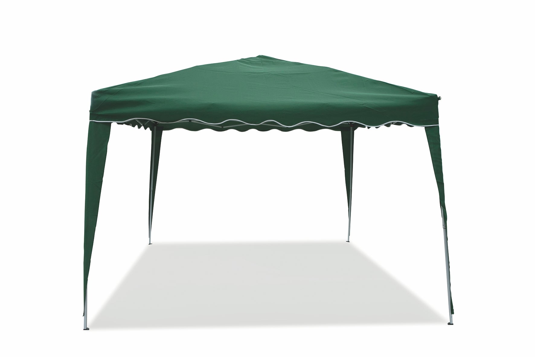 Gazebo estensibile chiudibile 3x3 mt in metallo e poliestere Leroy