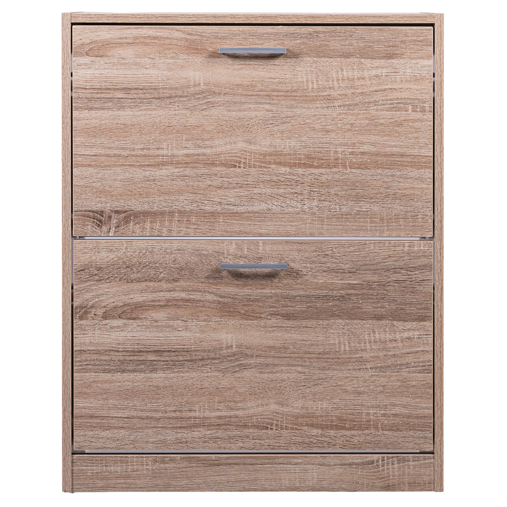 Scarpiera da interno in MDF a 2 ante con doppio scomparto 63x24xh.80 cm Martina