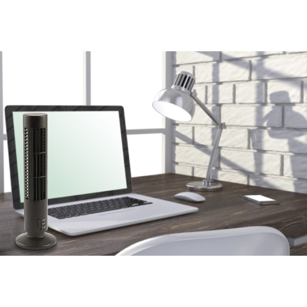 Mini ventilatore a torretta USB da scrivania 2,5 watt DeskFan