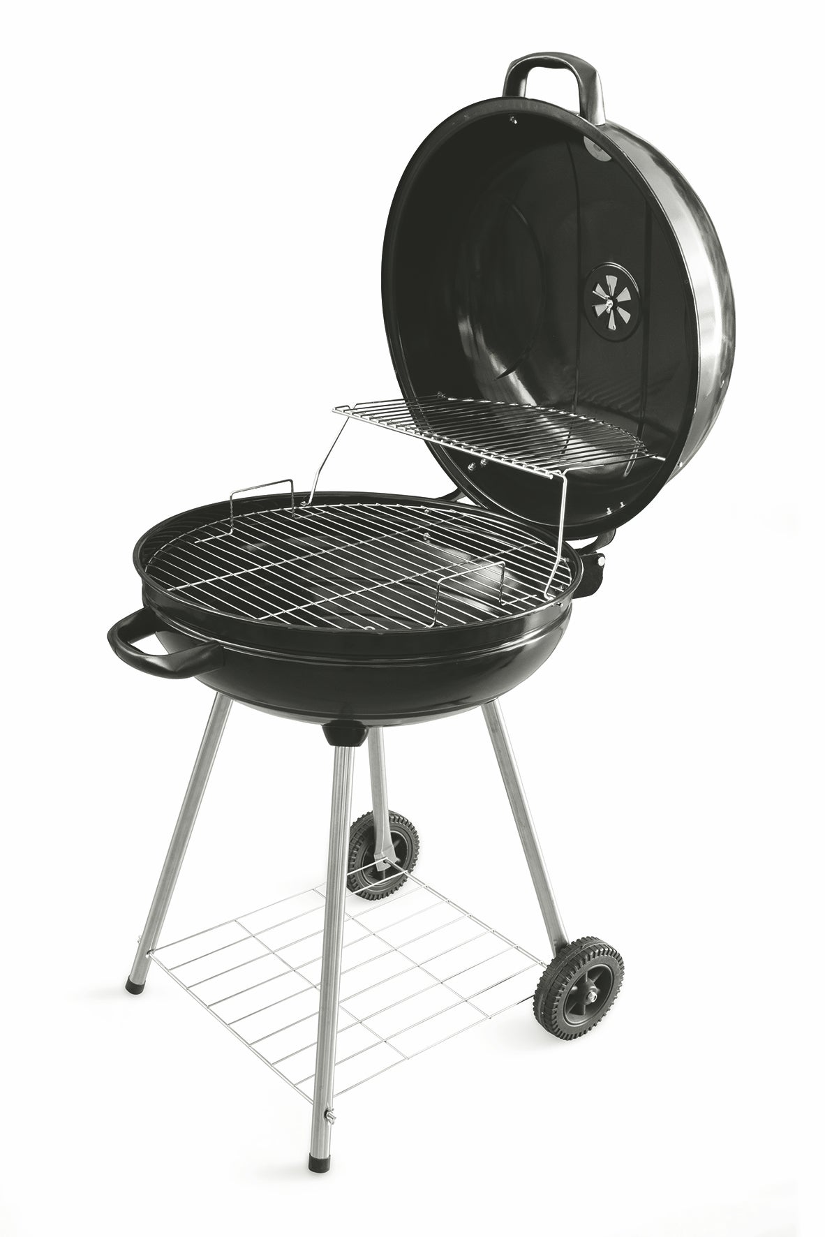 Barbecue BestBQ tondo con coperchio e termostato  scalda pietanz