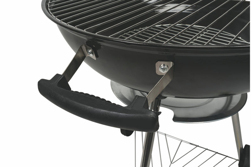BBQ Barbecue tondo con coperchio struttura in metallo  griglia i
