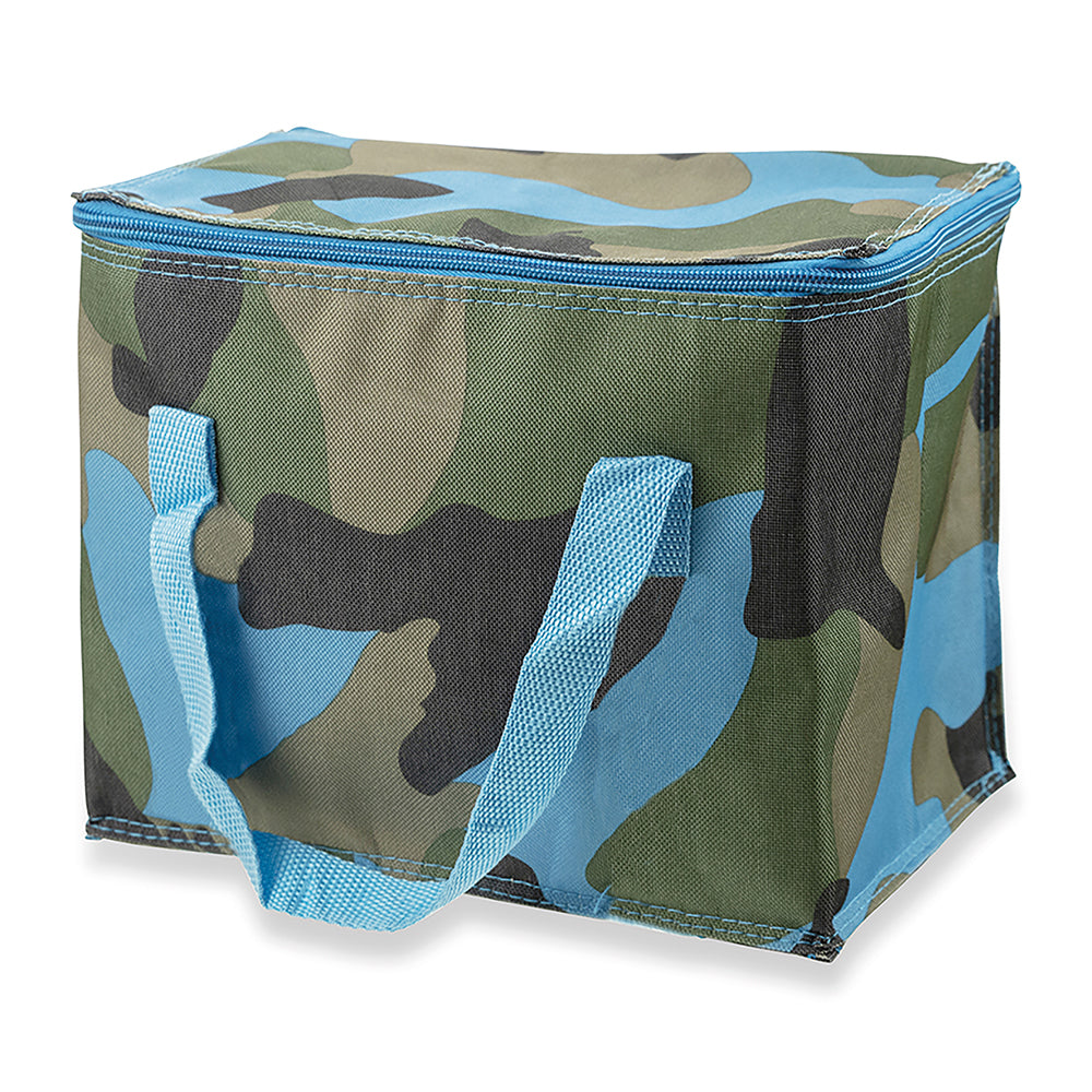 Borsa termica in tessuto impermeabile con decoro mimetico camouflage 20 litri