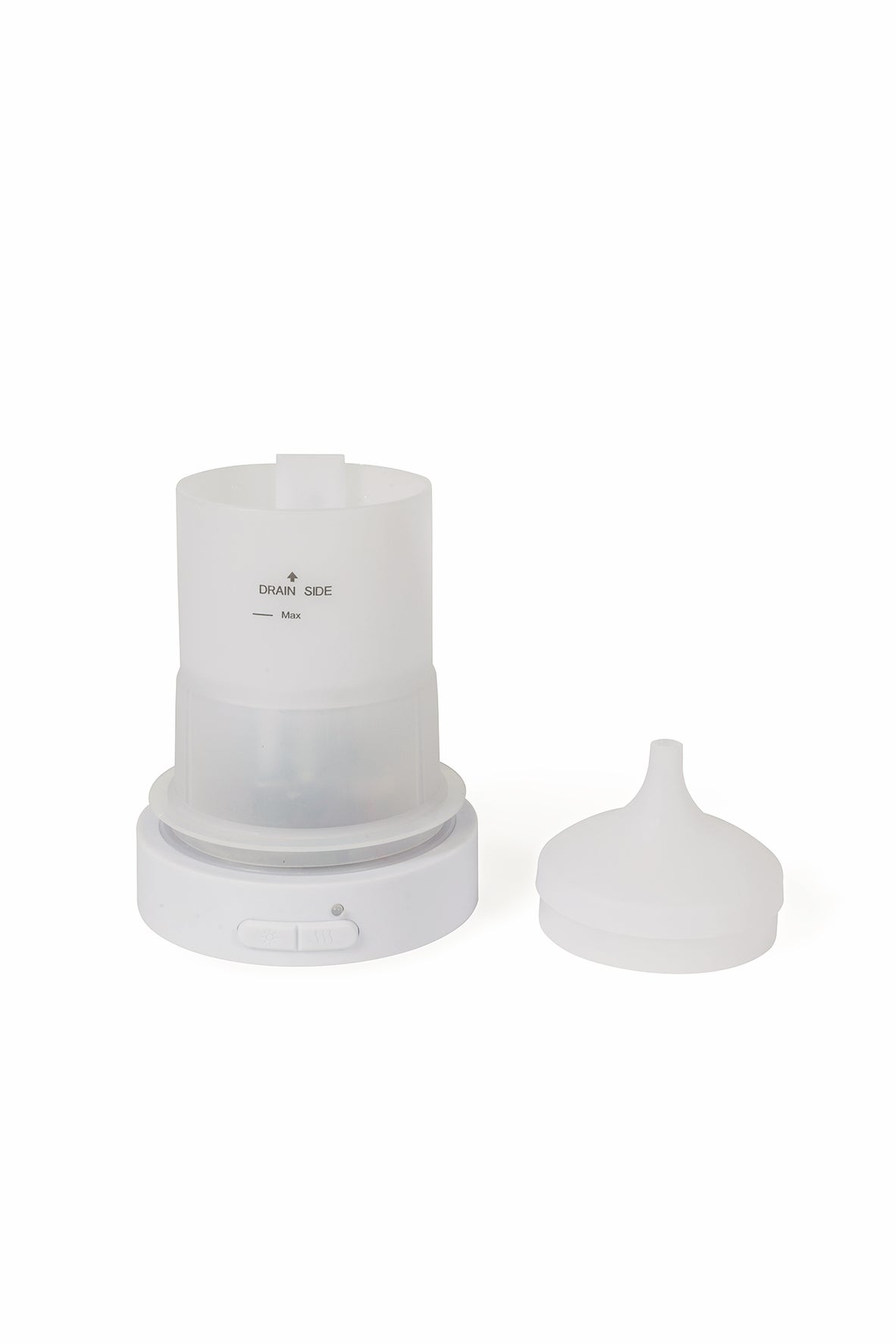 Umidificatore diffusore di essenze e aromi in ceramica con alimentazione USB e luci LED 80 ml