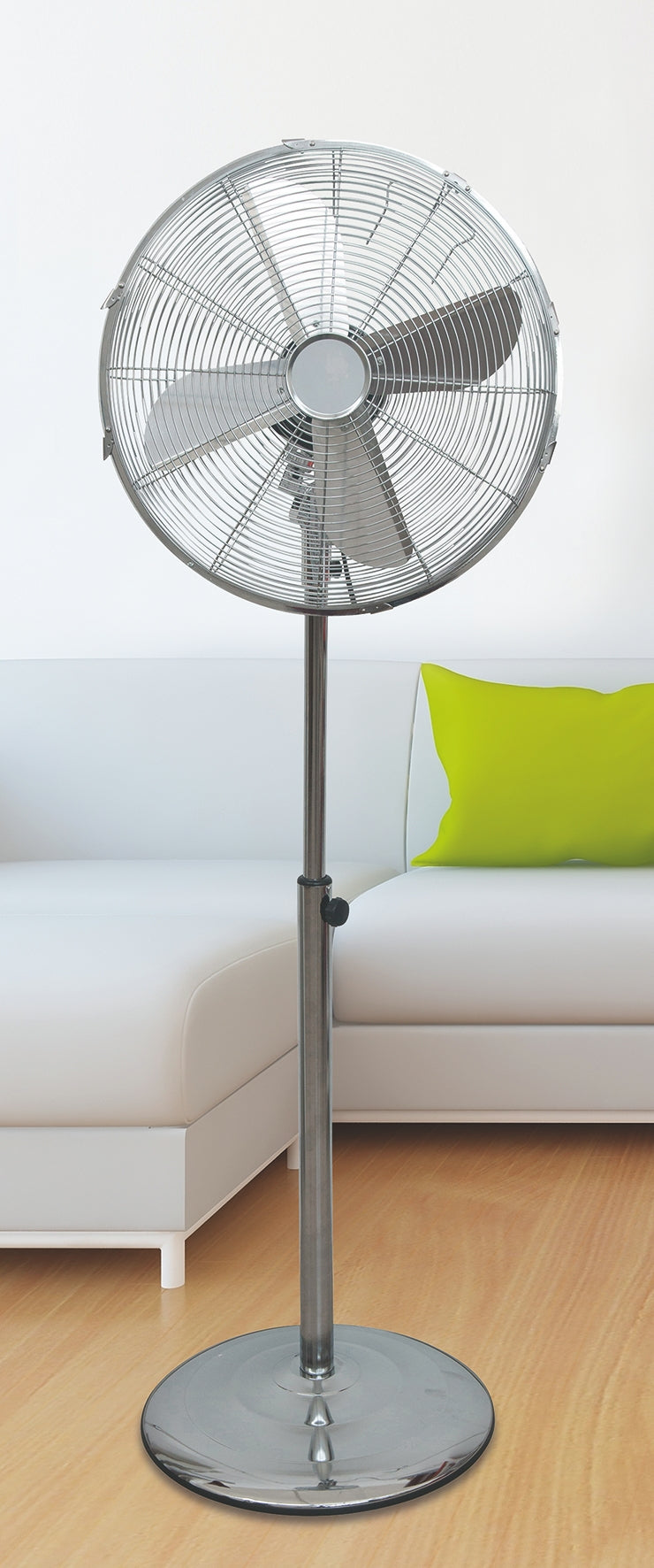 CromoFresh Ventilatore a piantana  altezza fino a 140 cm  3 pale