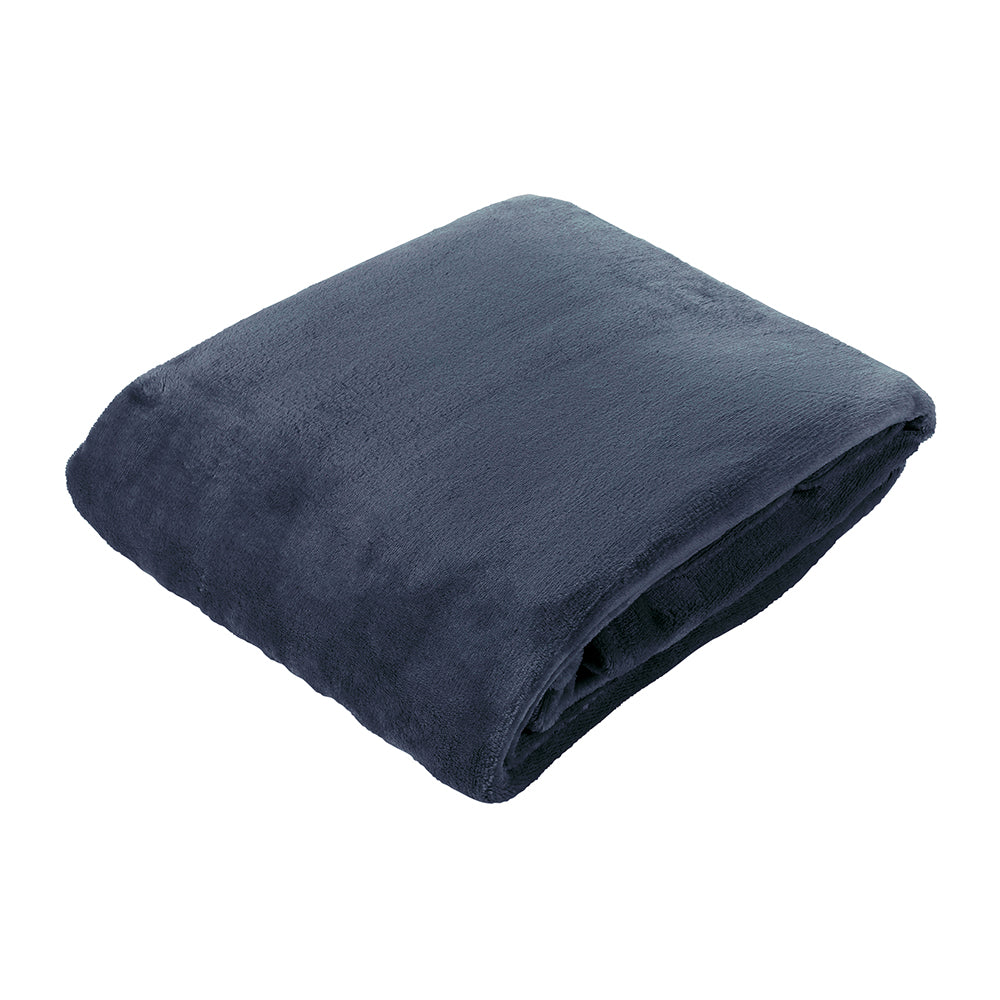 Coperta multiuso 150x200 cm in tessuto flannel fleece caldo e traspirante Sibilla