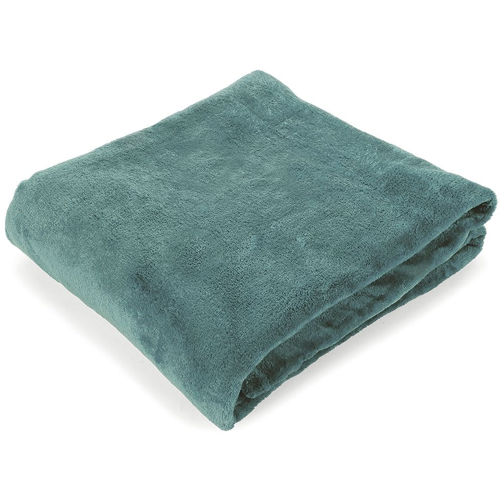 Coperta multiuso 150x200 cm in tessuto flannel fleece caldo e traspirante Sibilla