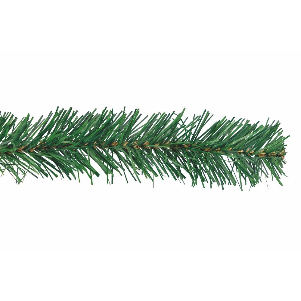 Albero di natale abete verde slim con struttura ad incastro e base in metallo Sestriere Superior Slim