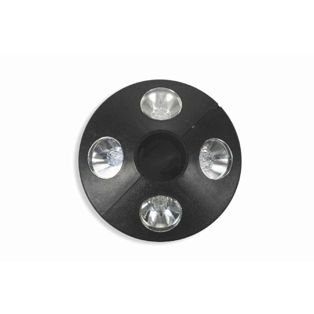 Lampada a 24 led per ombrelloni a palo centrale da 26 a 48 mm