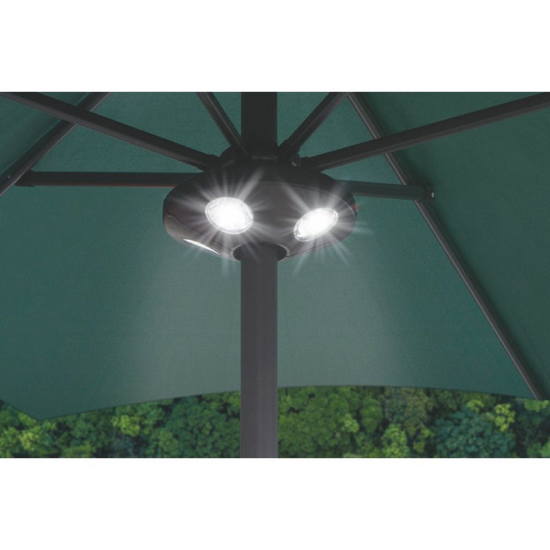Lampada a 24 led per ombrelloni a palo centrale da 26 a 48 mm