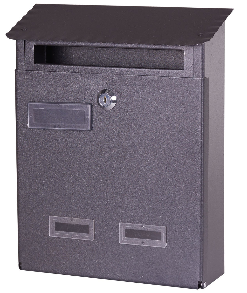Palo di ferro nero h77 cm per cassetta della posta stile americano Alu