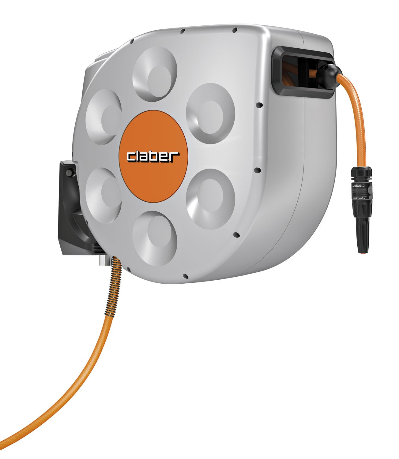 Avvolgitubo Rotoroll Evolution automatico 30Mt più accessori Claber