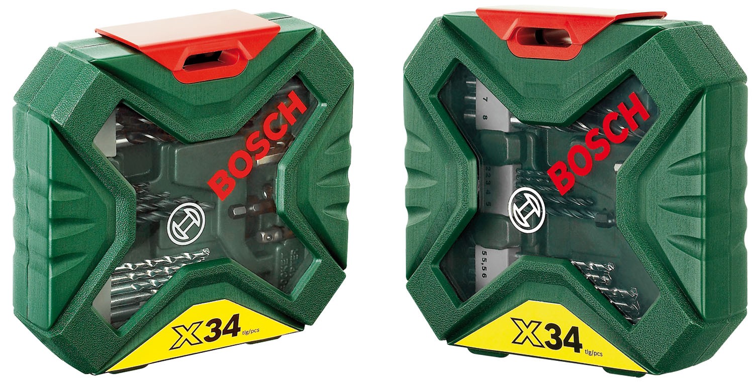 Valigette + set accessori Bosch 34 Pz.