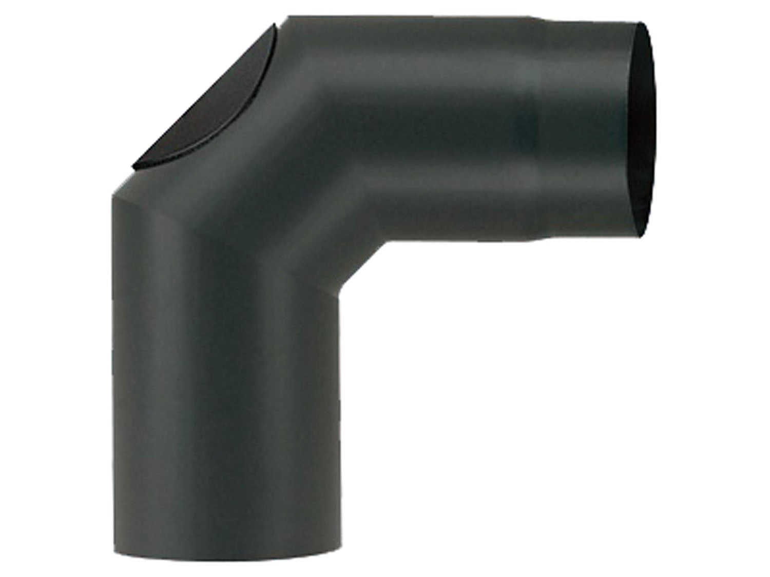 Tubo gomito 90° per stufe con sportellino d'ispezione Ala aeternum TOP