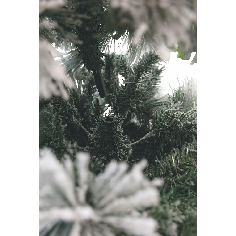 Albero di Natale innevato 926 rami h.210 cm, Alaska