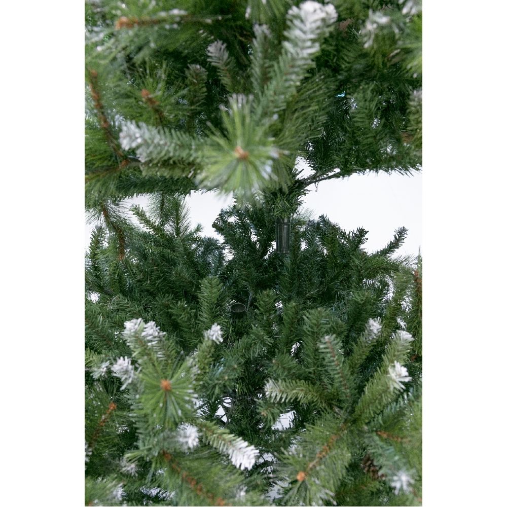 Albero di Natale punte silver e pigne 1369 rami h.225 cm, Stoccolma