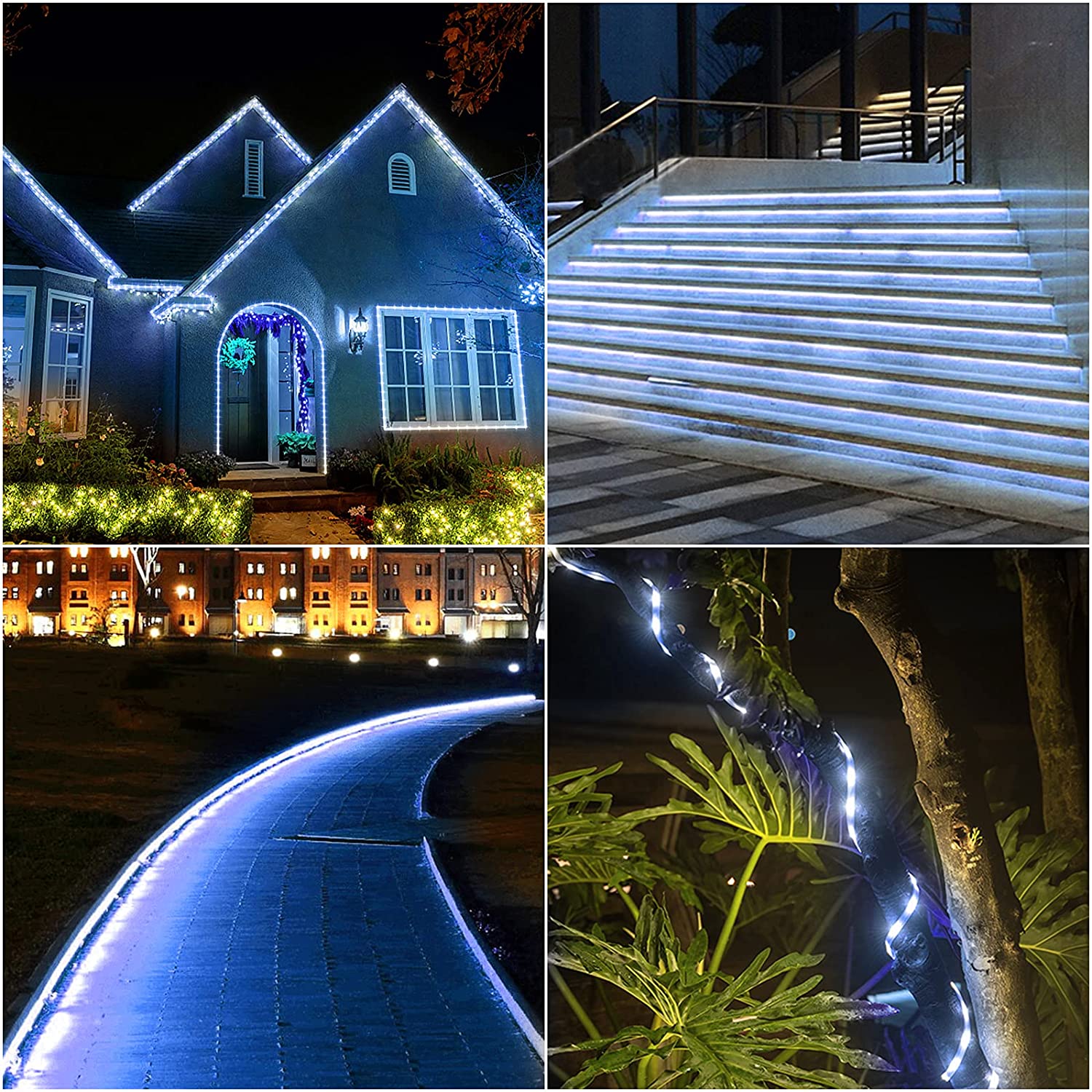 Striscia Luci LED fissa 6 mt decorazioni illuminazione interni  28,8 W