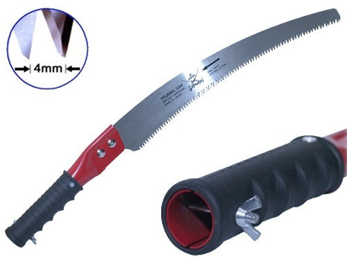 Segaccio a lama curva con manico a pertica Samurai