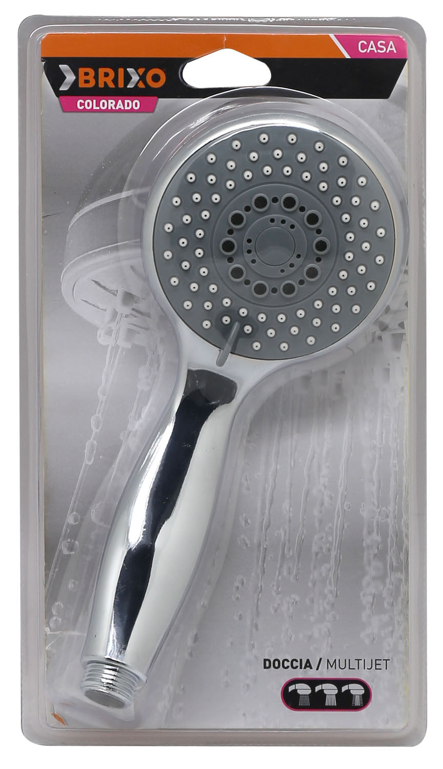 Doccetta cromata multigetto BRIXO Colorado