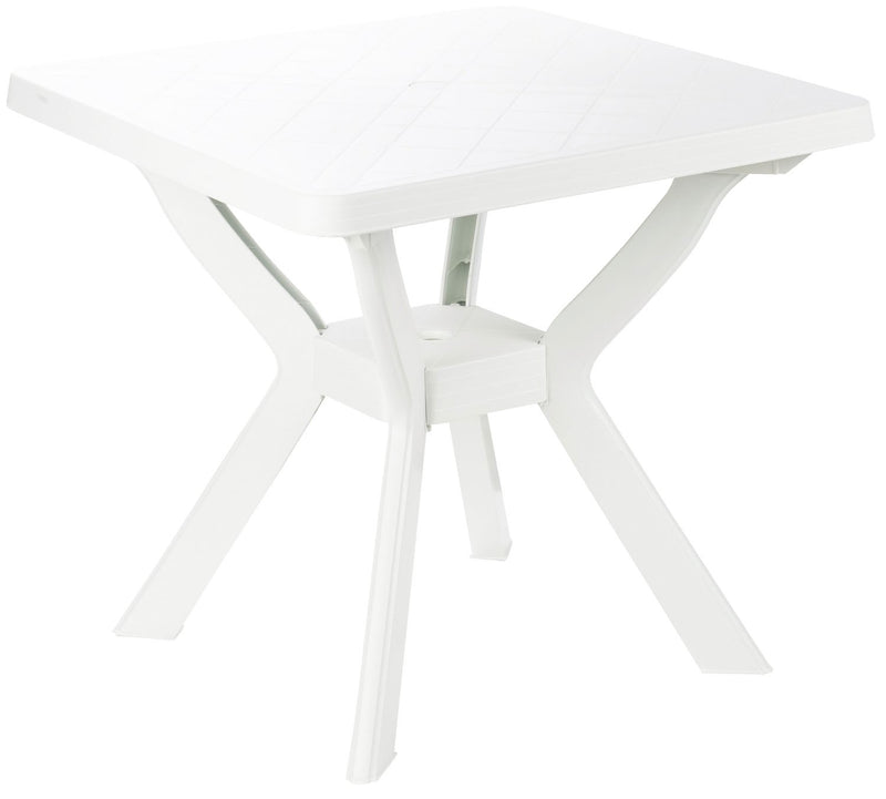 Tavolo quadrato in resina bianco NIlo Progarden