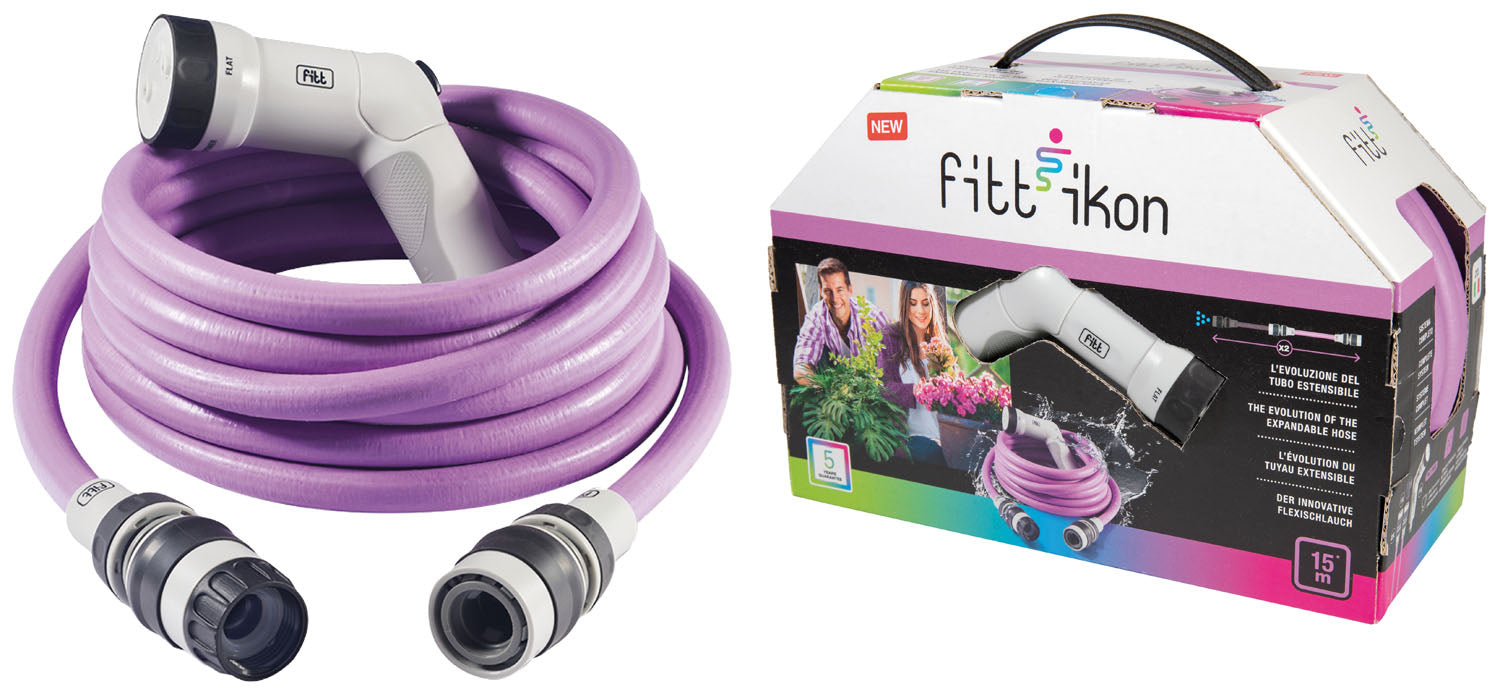 Kit Tubo irrigazione con pistola multigetto e raccordi IKON KIT FITT