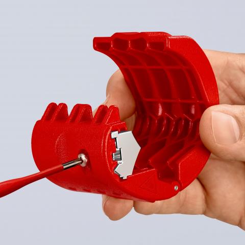 Tagliatubi in plastica robusta e rinforzata Knipex BIX 902210BK