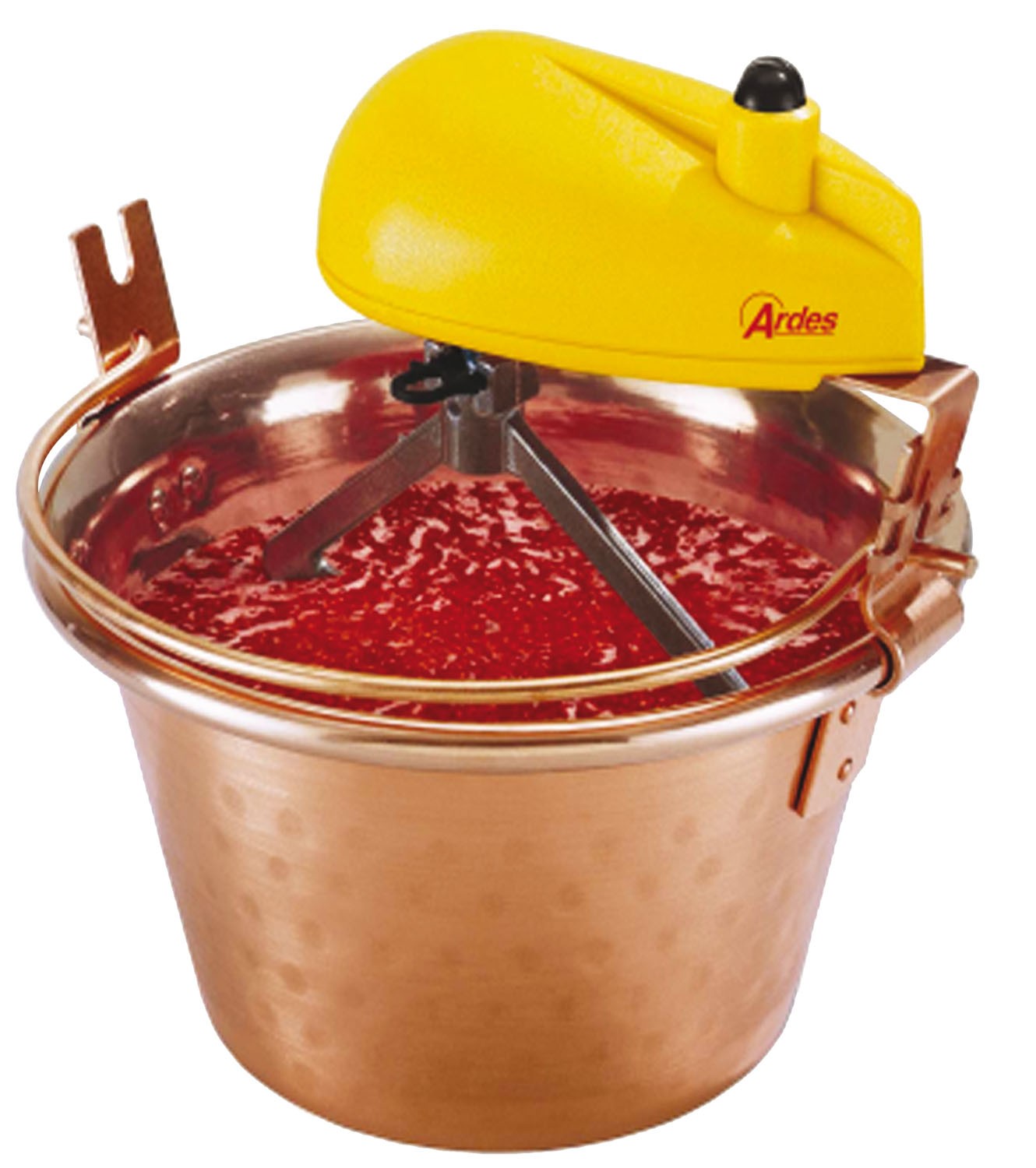 Paiolo elettrico in rame per polenta e marmellate Ardes