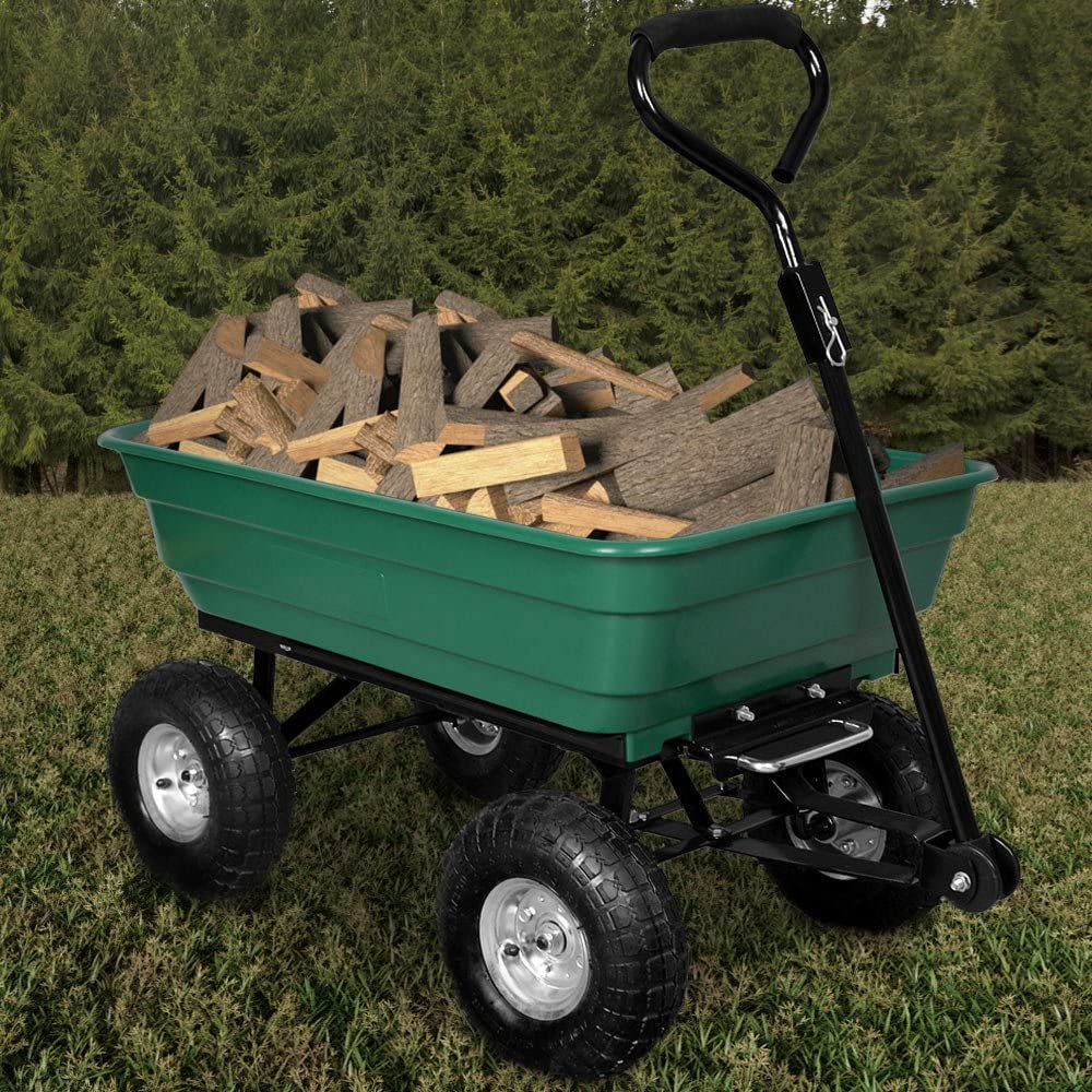 Carrello carriola ribaltabile portata 250 Kg da giardino Green Trolley