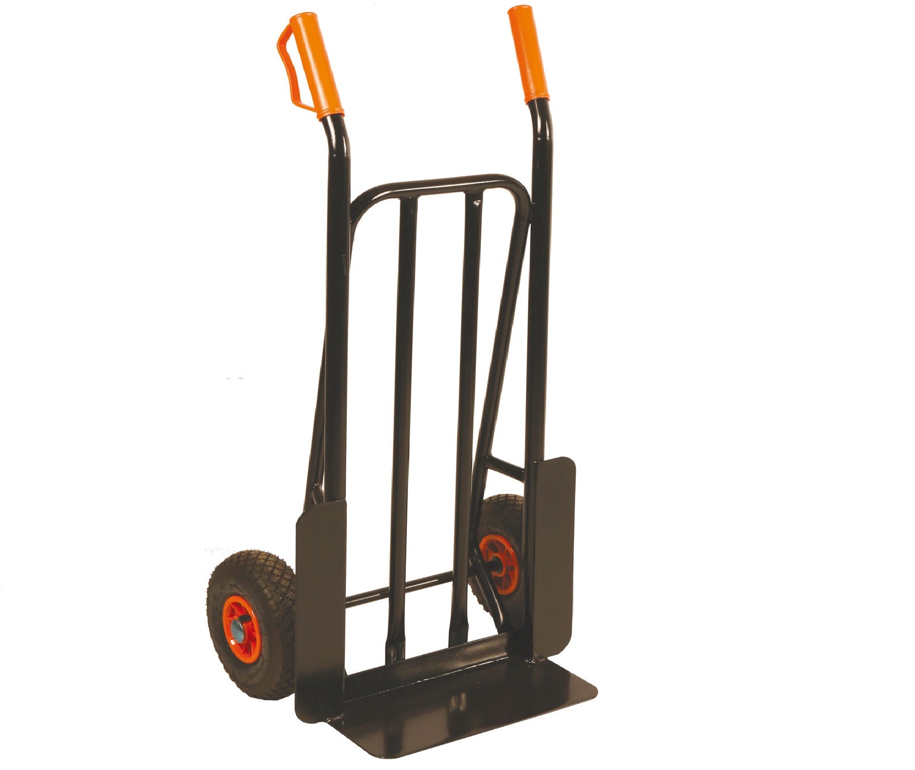 Carrello due ruote  portapacchi portasacchi in acciaio per 200 Kg Brixo Strong