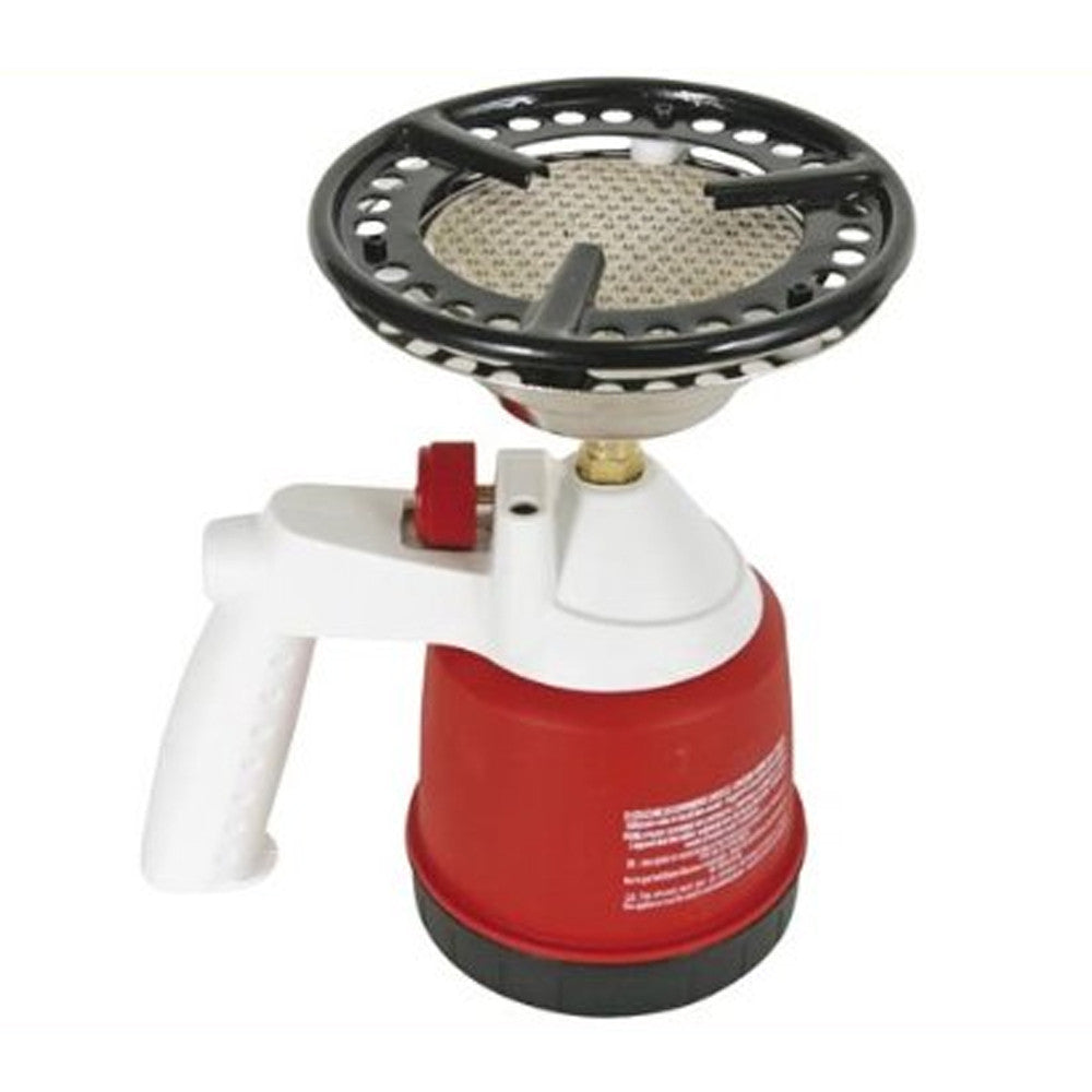 Fornello a gas butano Camping multifunzione con piastra antiaderente Vulcan 6000 Idealgas