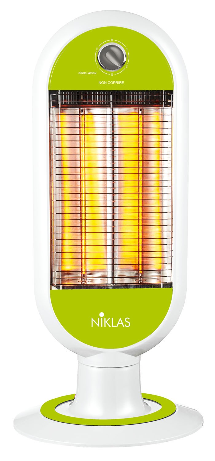 Stufa alogena al carbonio oscillante 1000 W NIKLAS SIDERAL