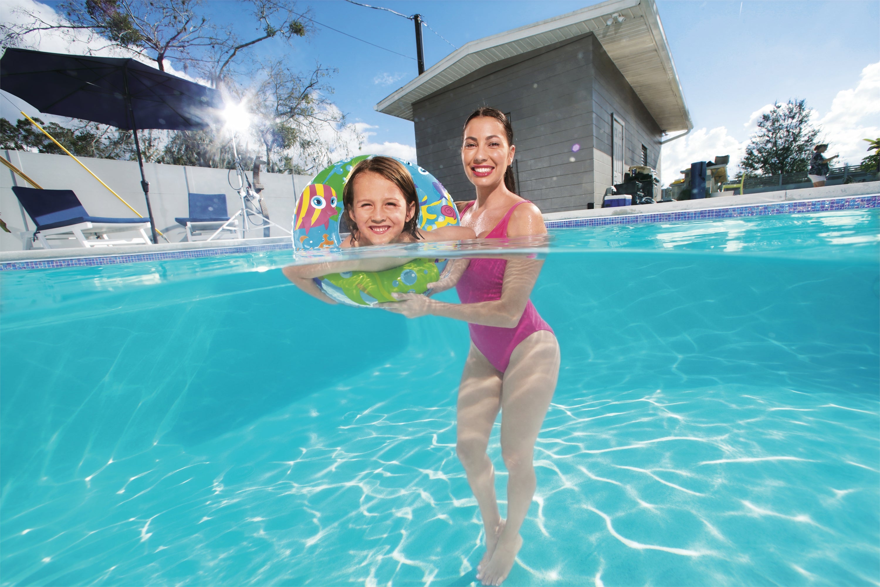 Salvagente per bambini a fantasia 56 cm Bestway Designer 36013