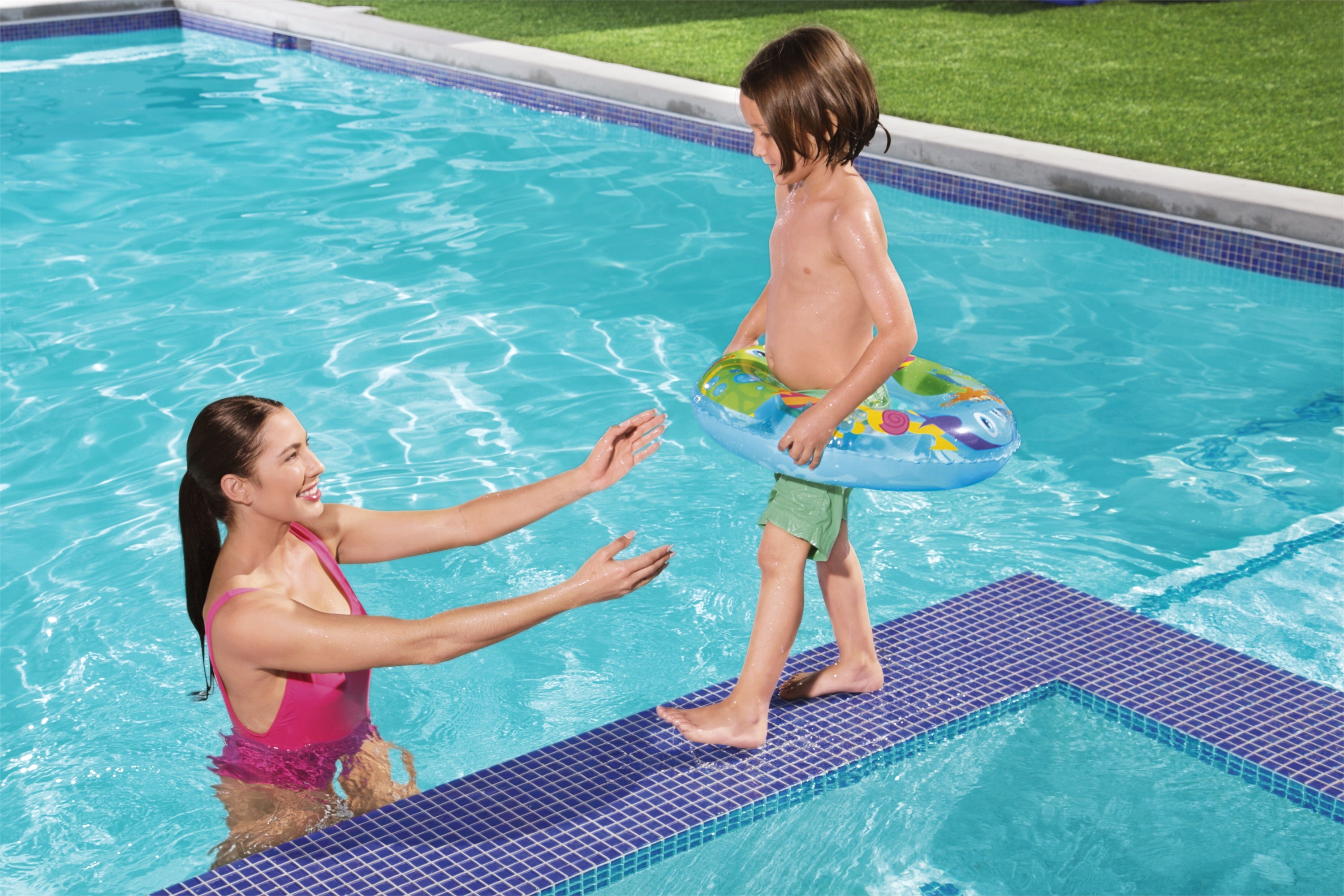 Salvagente per bambini a fantasia 56 cm Bestway Designer 36013