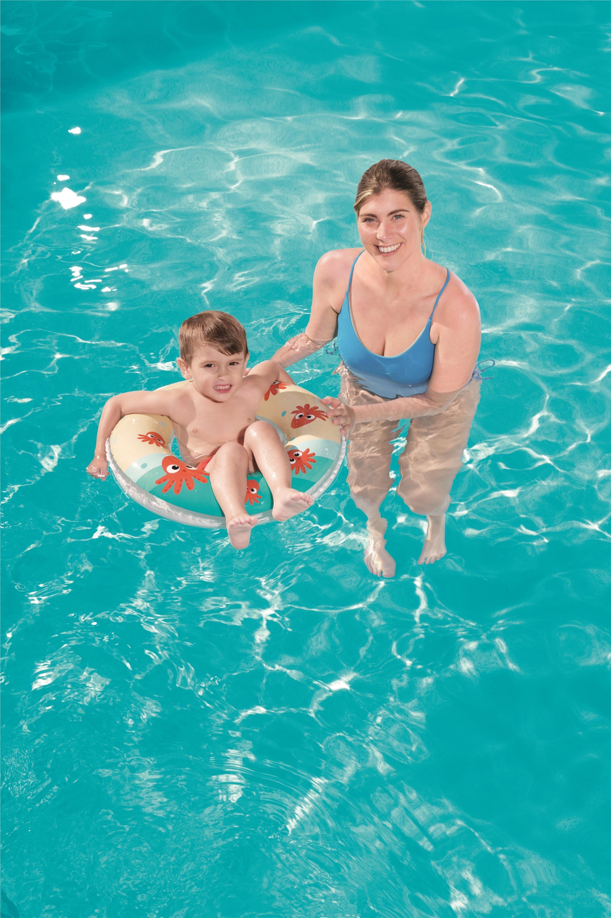 Salvagente ciambella gonfiabile fantasia marina BestWay 36014