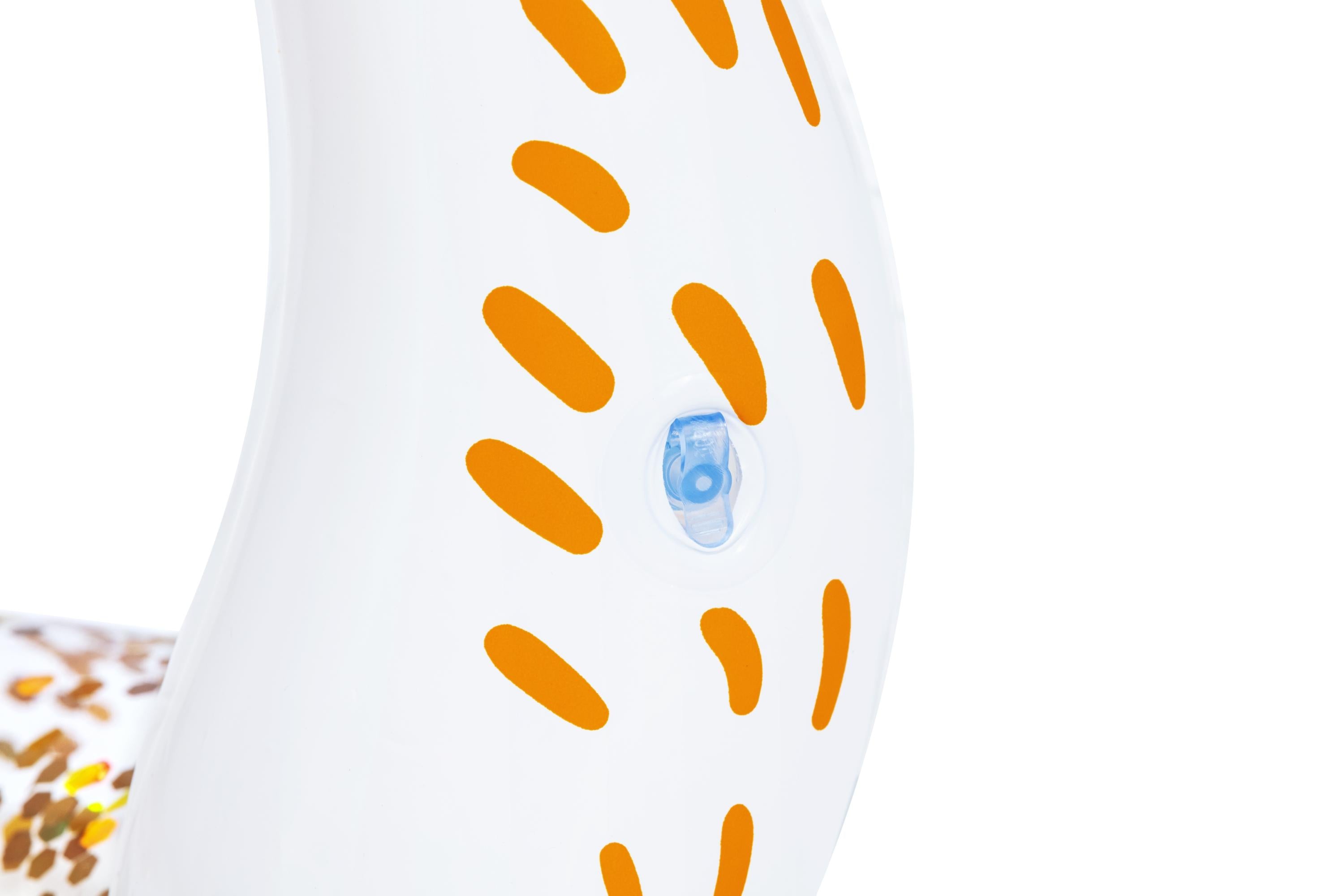 Salvagente ciambella gonfiabile cigno e fenicottero scintillante shimmer