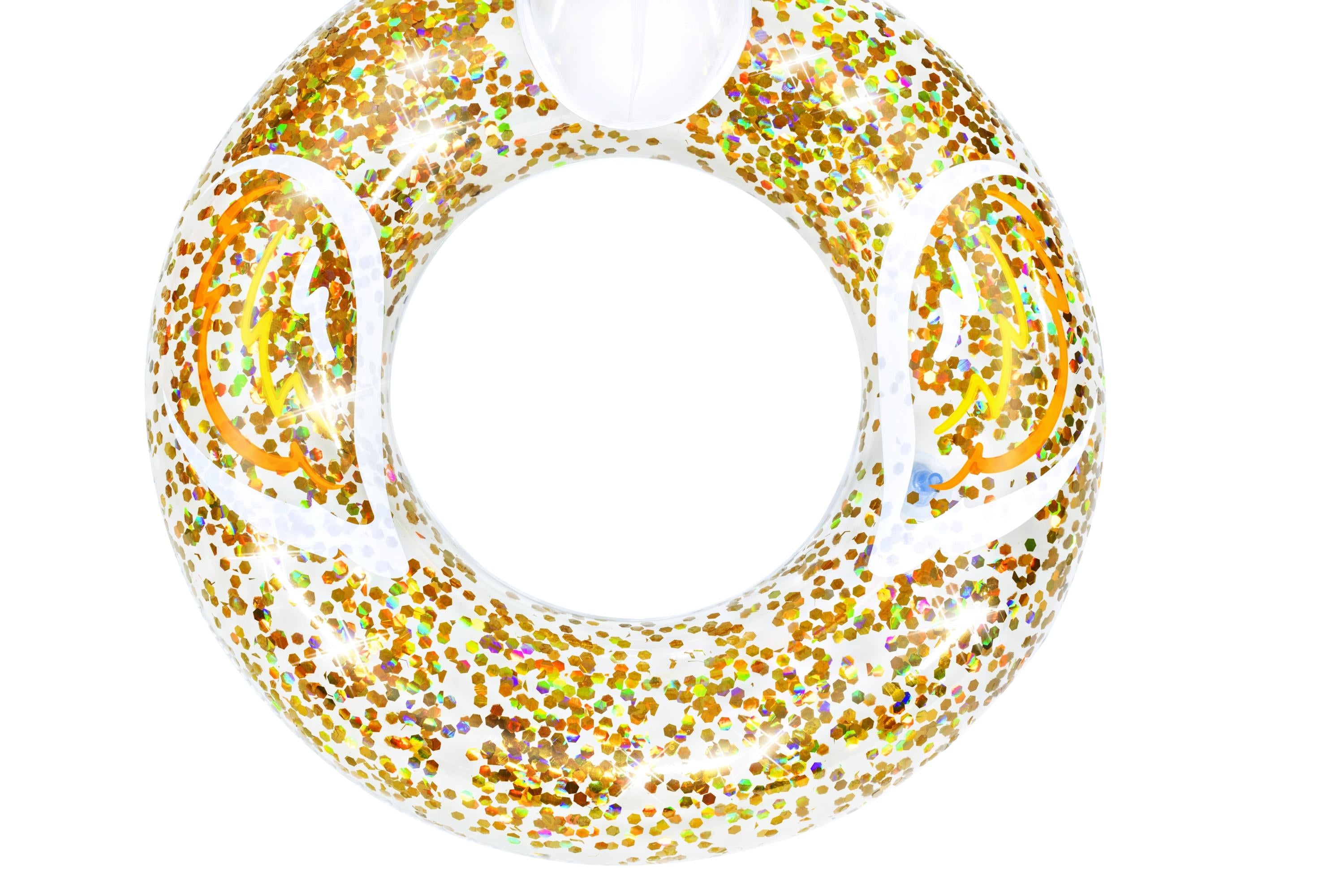 Salvagente ciambella gonfiabile cigno e fenicottero scintillante shimmer