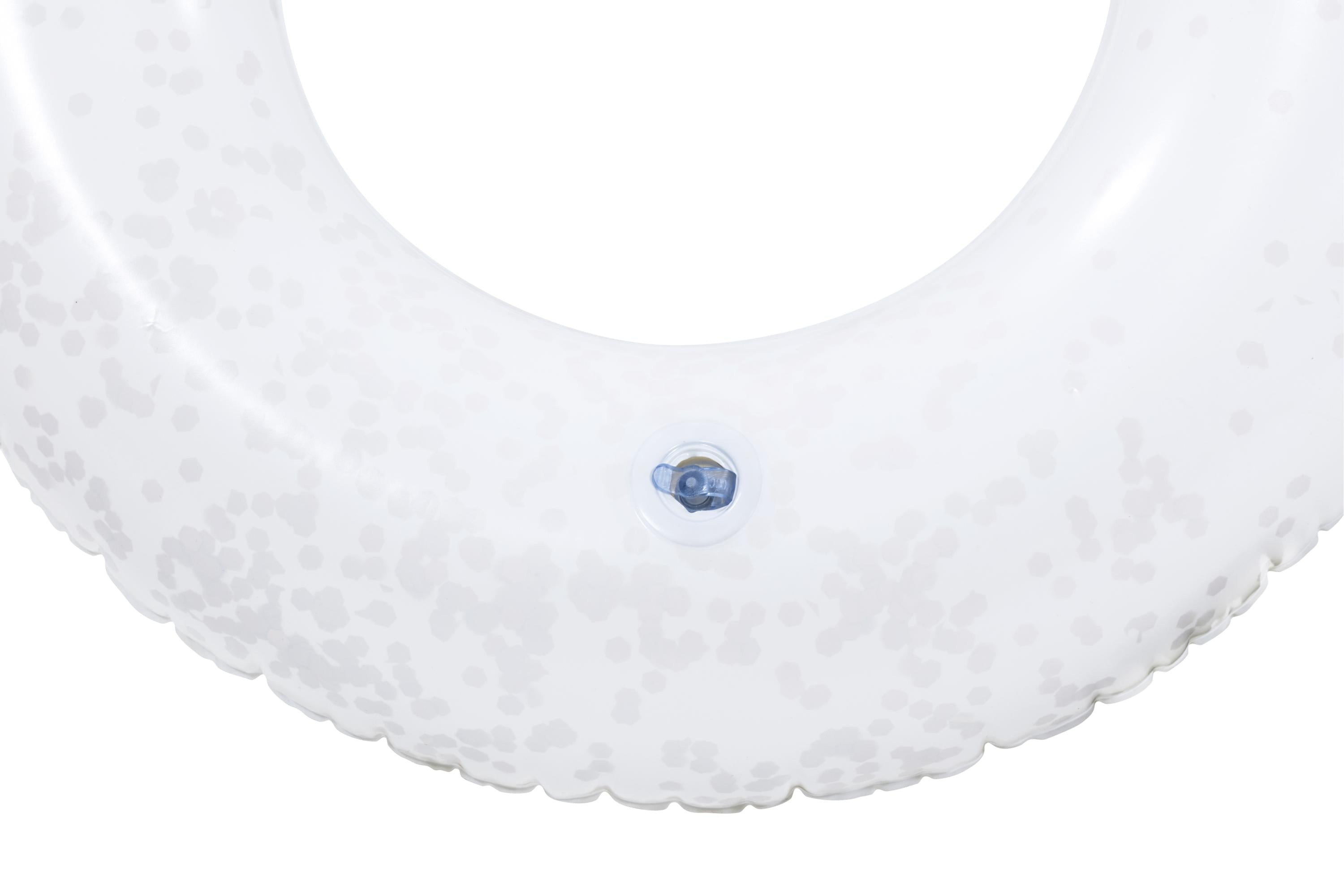 Salvagente ciambella gonfiabile cigno e fenicottero scintillante shimmer