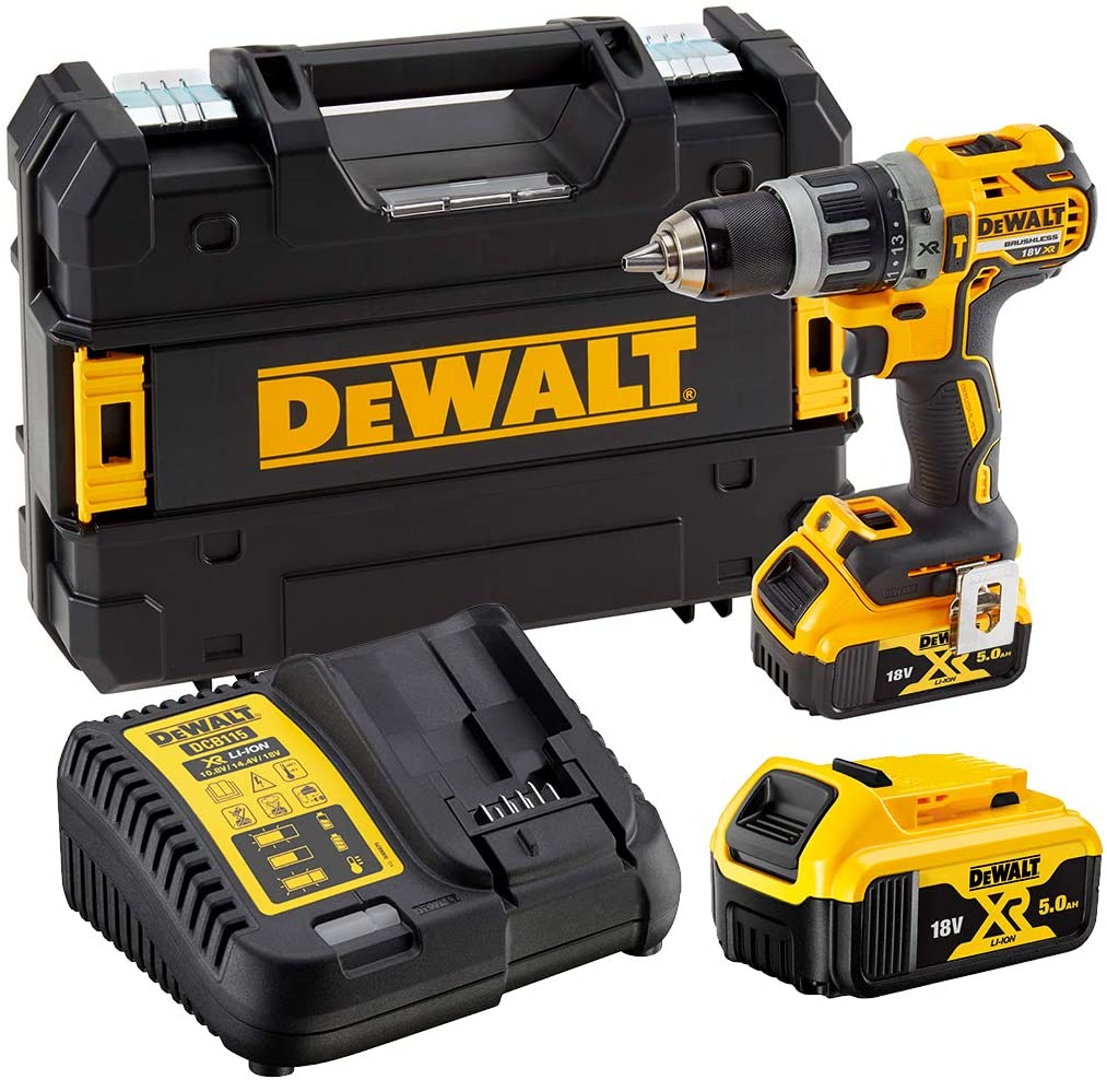 Trapano Avvitatore con percussione 18V 5.0Ah Brushless DEWALT DCD796P2