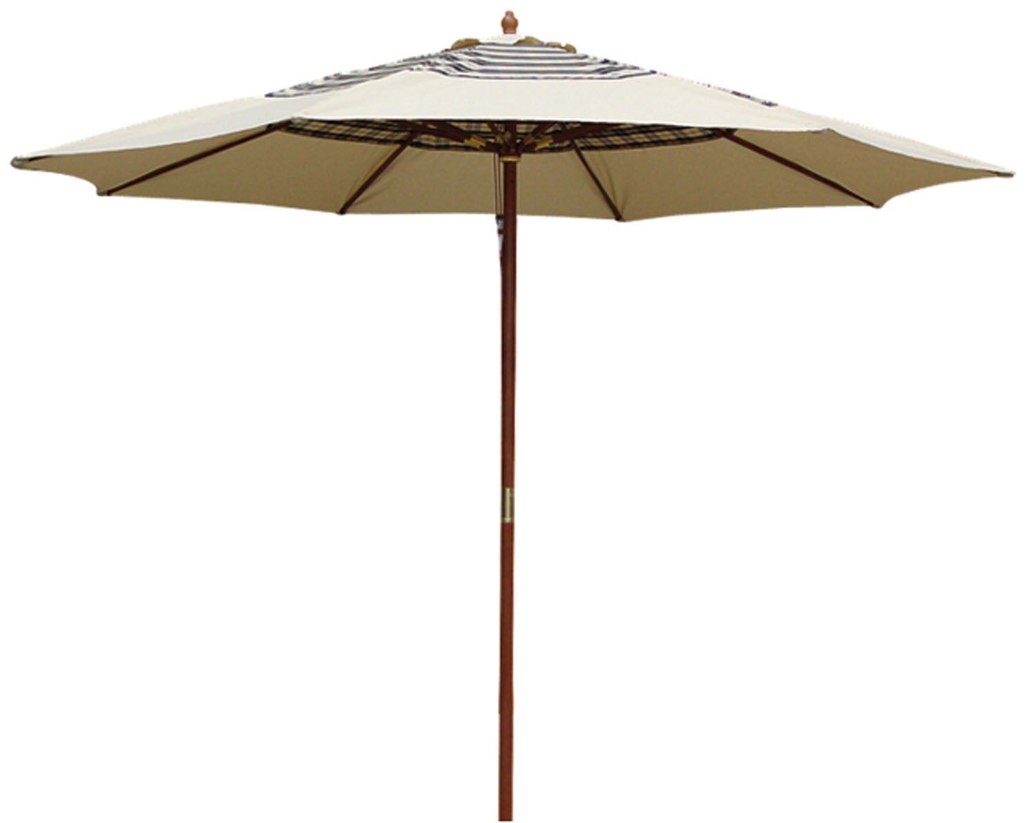 Ombrellone tondo da giardino 350 cm in legno Sun Top Scottish Garden Deluxe Collection