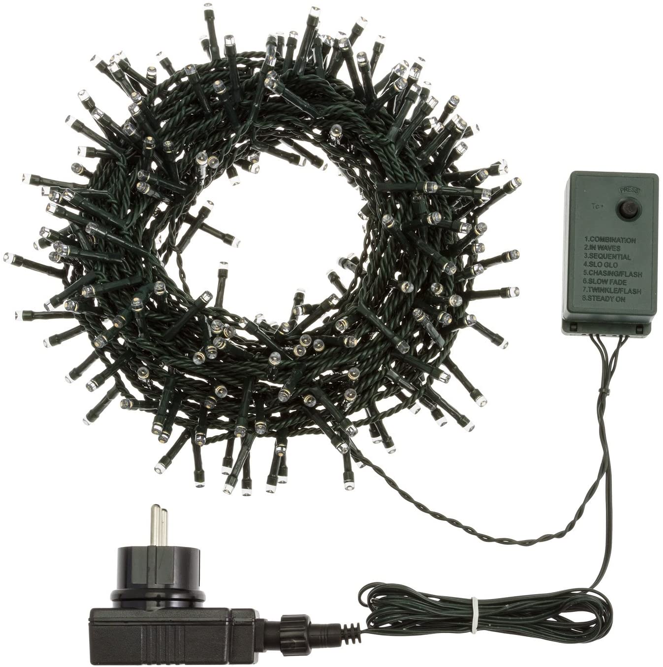 Catena luminosa luci per decorazioni natalizie 500 led