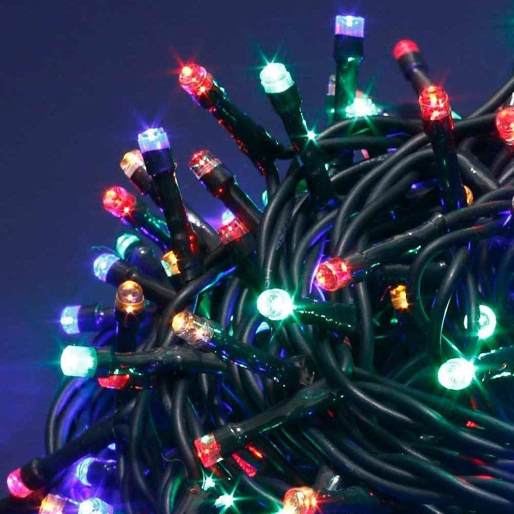 Catena luminosa luci per decorazioni natalizie 100 led