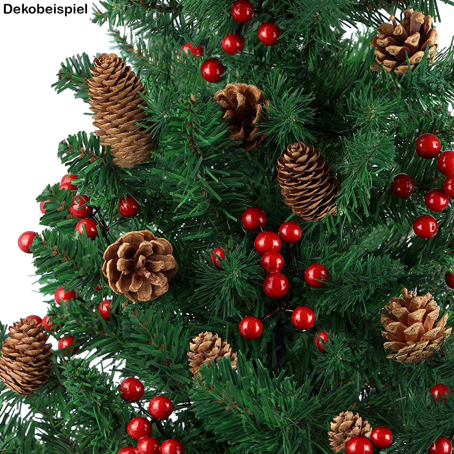 Albero di natale abete verde in PVC Sestriere