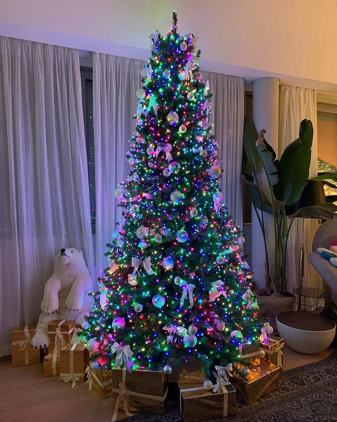 Catena di minilucciole led natalizie per interno