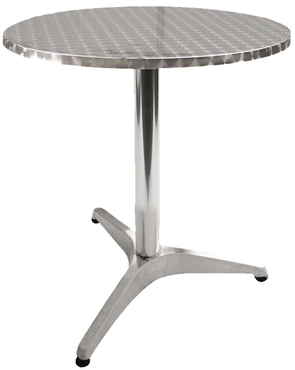 Tavolo Bar Alu Round reclinabile Ø60xH70 cm Garden Deluxe Collection