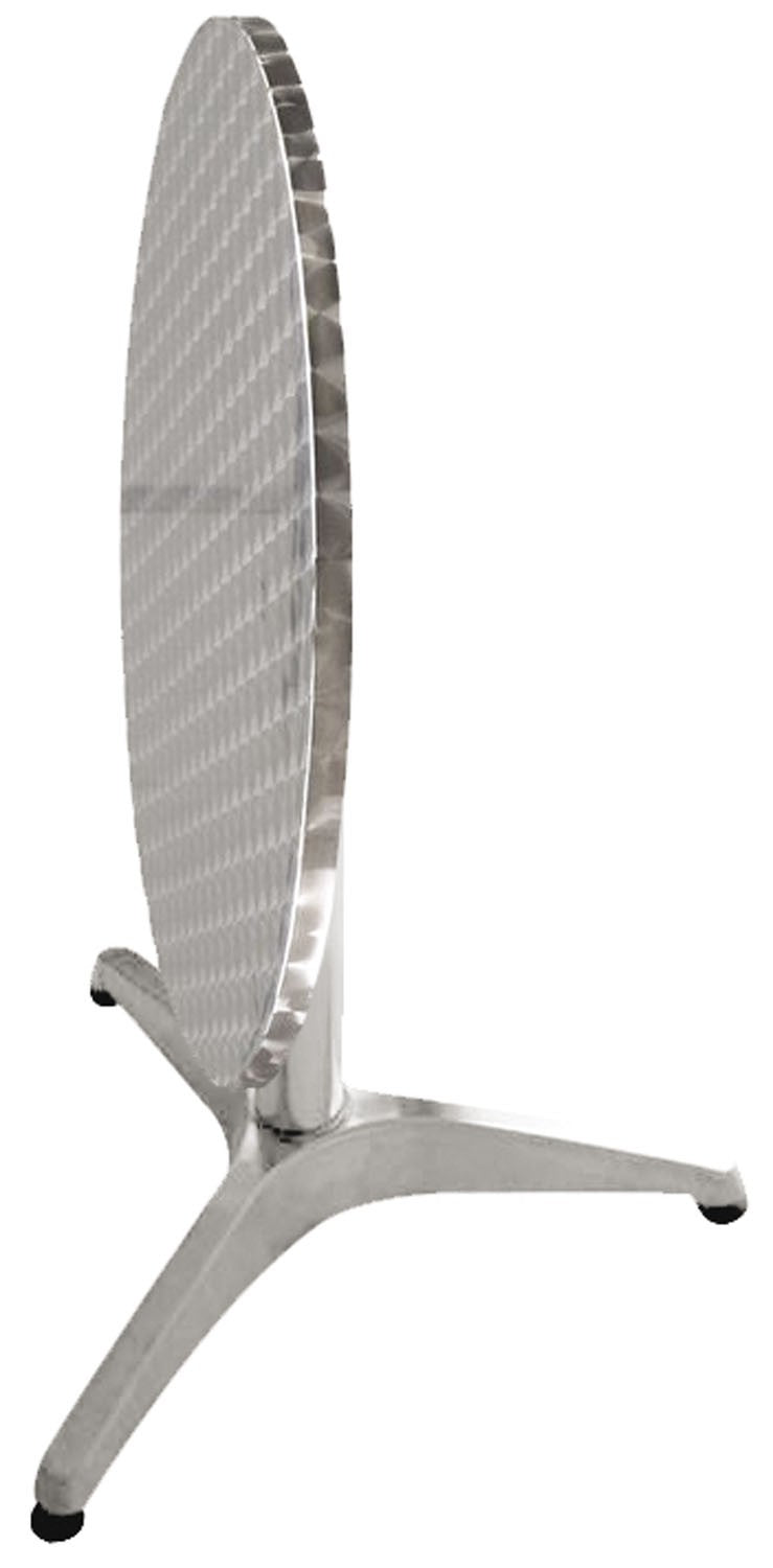 Tavolo Bar Alu Round reclinabile Ø60xH70 cm Garden Deluxe Collection