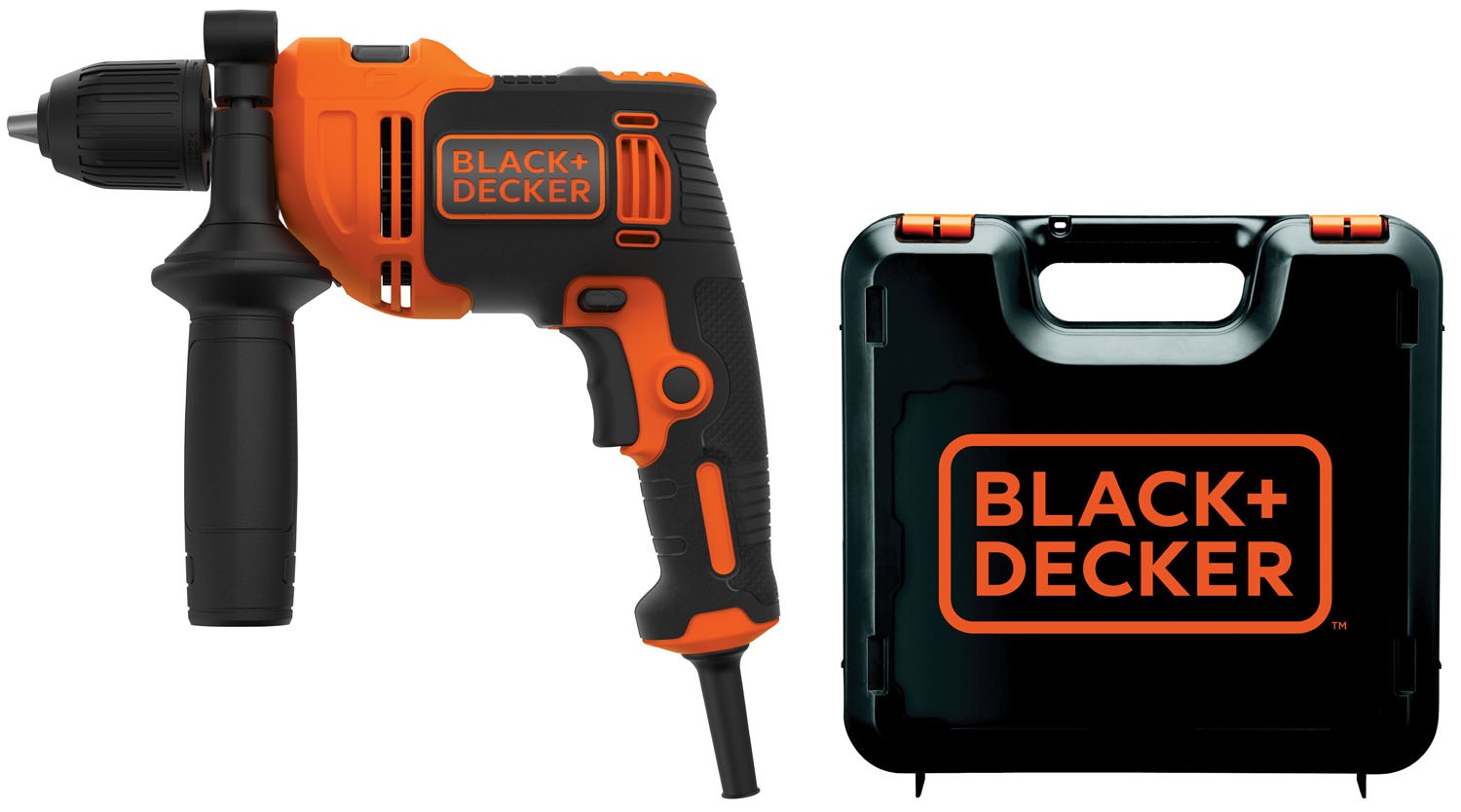 Trapano a Percussione 550W in valigetta BLACK+DECKER BEH550K