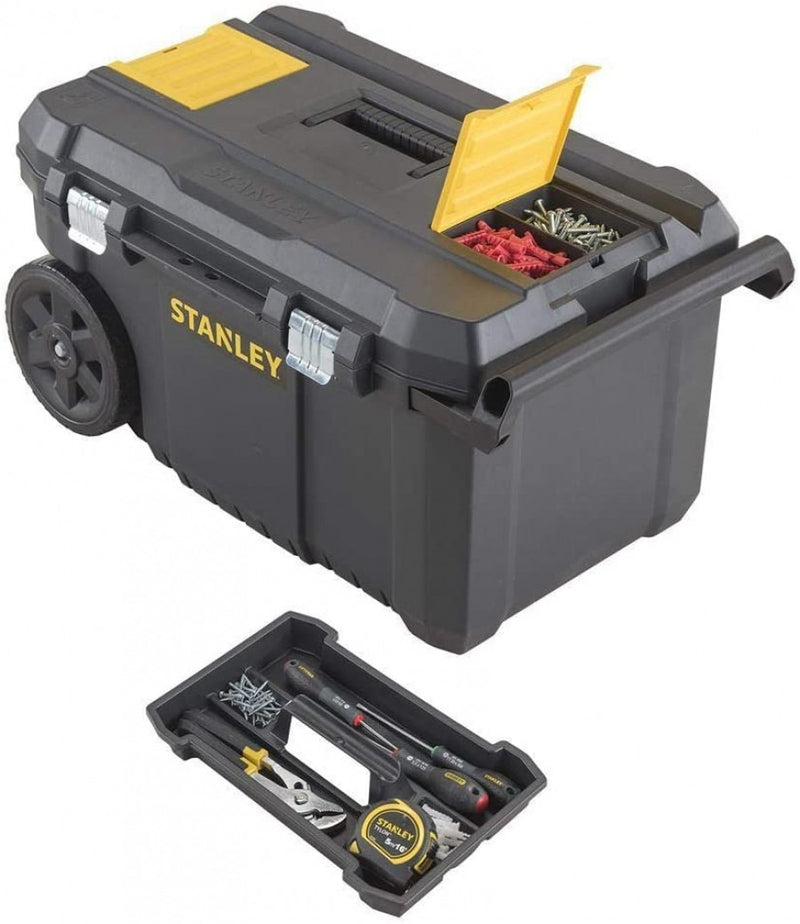 Carrello porta utensili organizer con cassetto e maniglia Essential Stanley STST1-80150