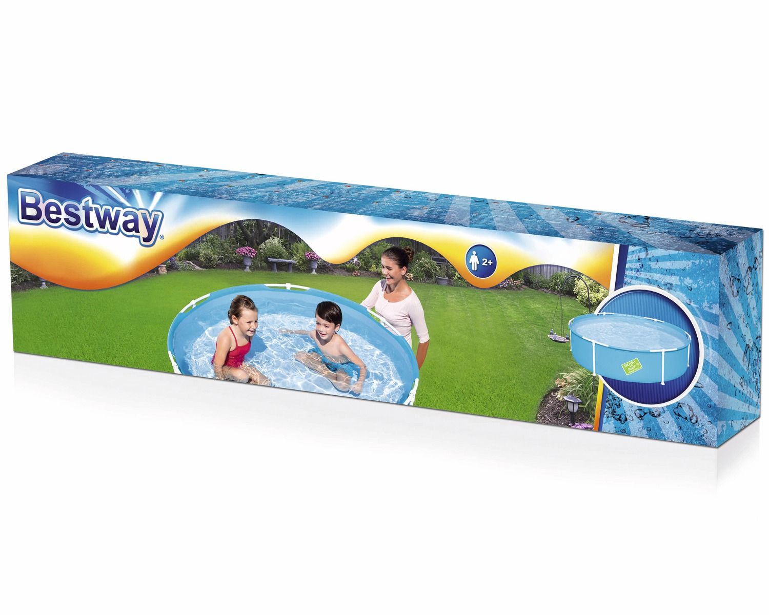 Piscina Baby tonda con struttura My First Frame Pool Bestway 56283